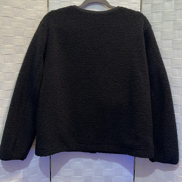 Uniqlo Japan Sherpa Button Snap Tech Fleece Jacket🐝 - Picture 8 of 9